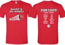 Load image into Gallery viewer, Zion Cheer Team Shirt 2025/26

