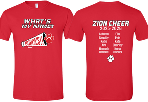 Zion Cheer Team Shirt 2025/26