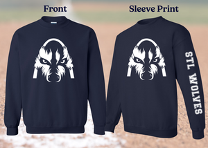 STL Wolves Baseball - Sleeve Print Apparel