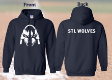 Load image into Gallery viewer, STL Wolves Baseball - Front/Back Logo Apparel

