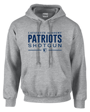 Load image into Gallery viewer, Patriots Shotgun Hooded Sweatshirt - Gildan Brand
