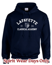 Load image into Gallery viewer, Lafayette Classical Academy Hooded Sweatshirt - Gildan Brand
