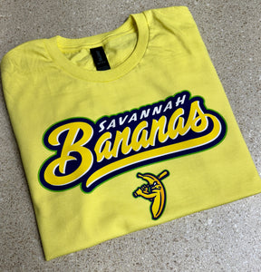 Savannah Bananas Thick Script Tshirt