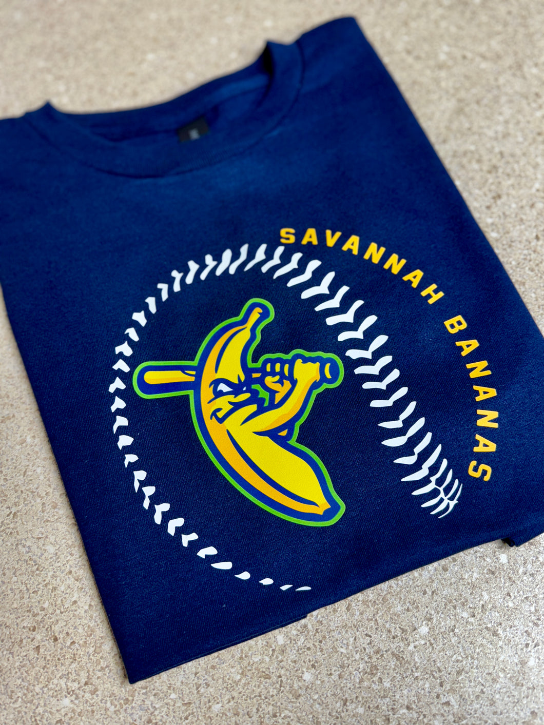 Savannah Bananas Baseball Stitch Tshirt