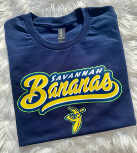 Savannah Bananas Thick Script Tshirt