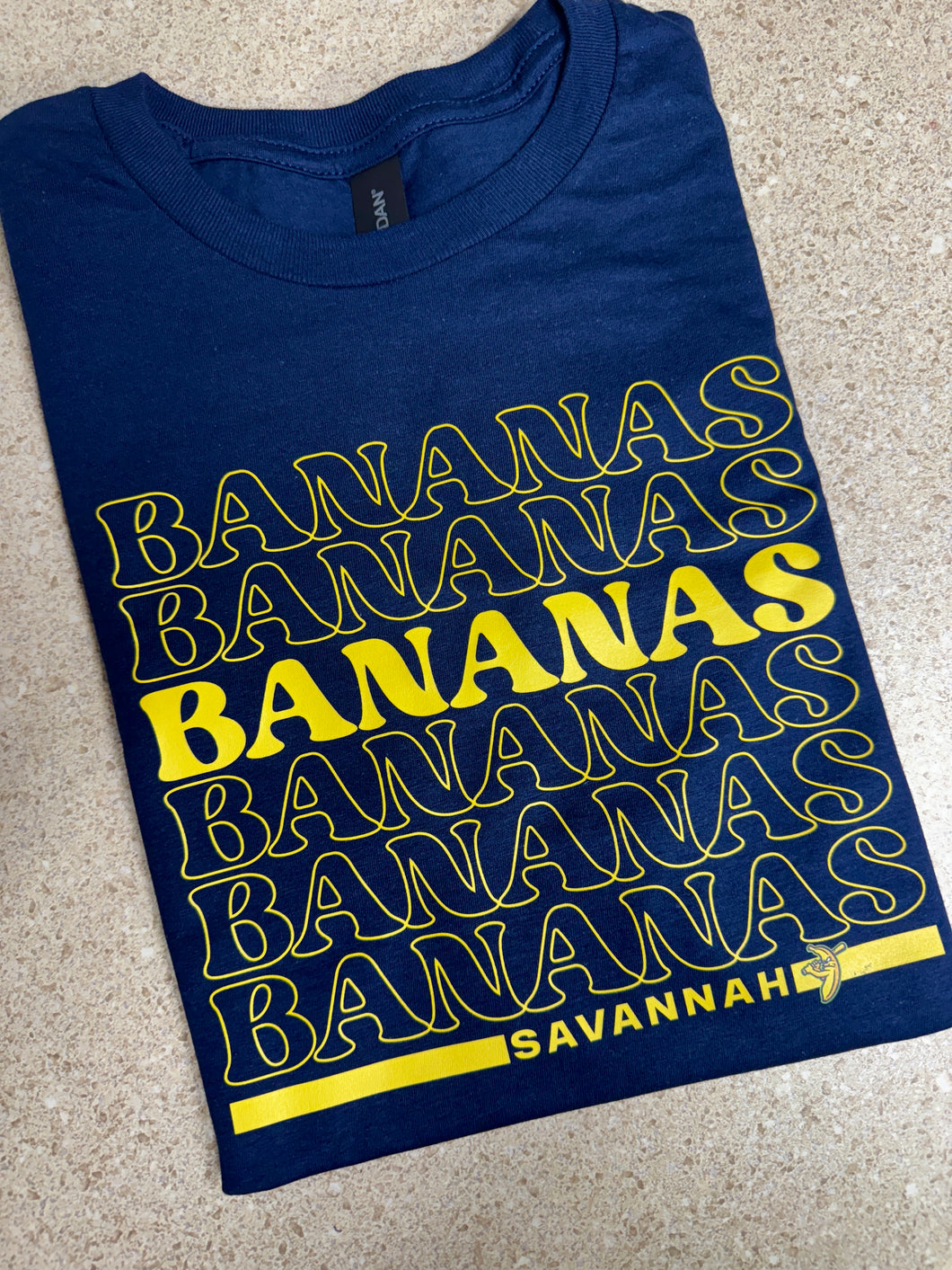 Savannah Bananas Word Stack Tshirt