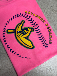 Savannah Bananas Baseball Stitch Tshirt