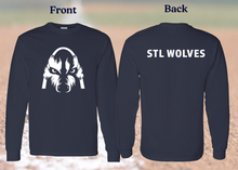 Load image into Gallery viewer, STL Wolves Baseball - Front/Back Logo Apparel
