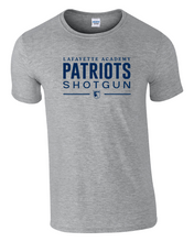 Load image into Gallery viewer, Patriots Shotgun T-Shirt - Gildan Softstyle Brand

