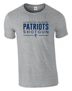 Patriots Shotgun T-Shirt - Gildan Softstyle Brand