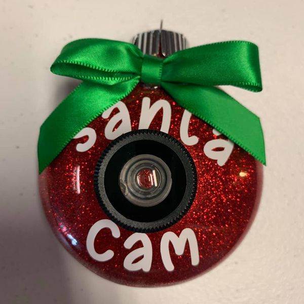 Santa Cam Ornament