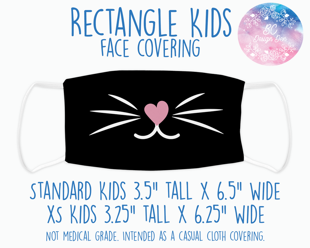 Face Covering Cat Mouth Black