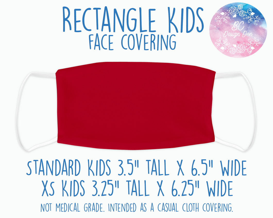 Face Covering Color Red