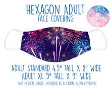 Load image into Gallery viewer, Face Covering Fireworks 2
