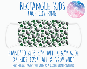 Face Covering Golf Print