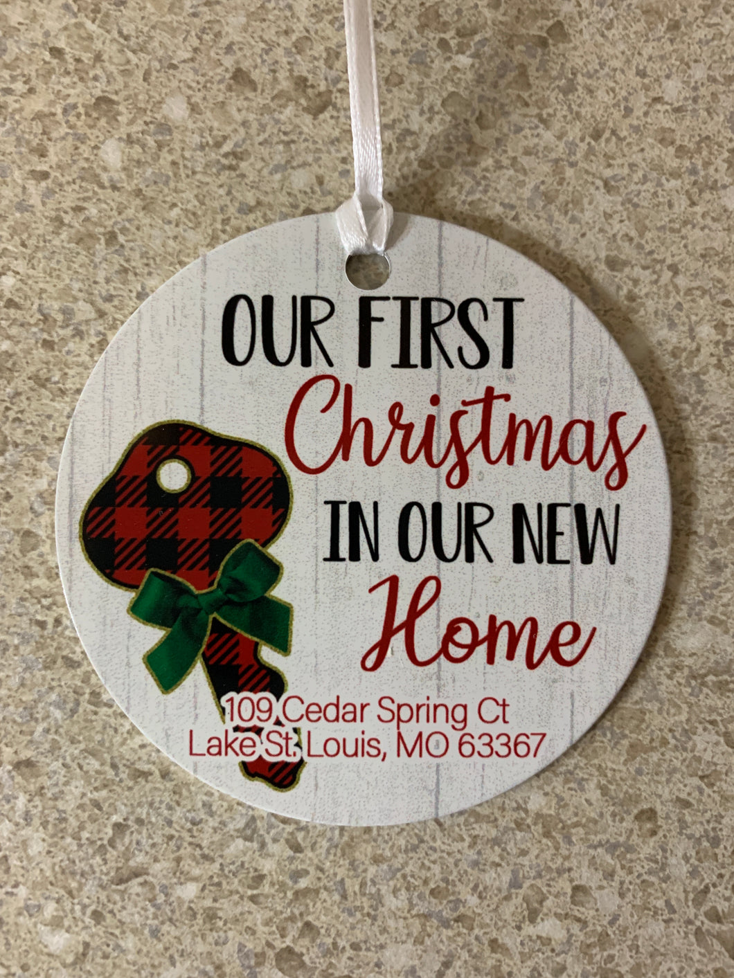 First Christmas in Our New Home Ornament