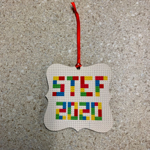 Lego CUSTOM Name 2020 Ornament