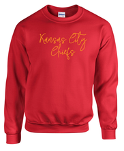 Load image into Gallery viewer, Kansas City Chiefs Script Font Apparel
