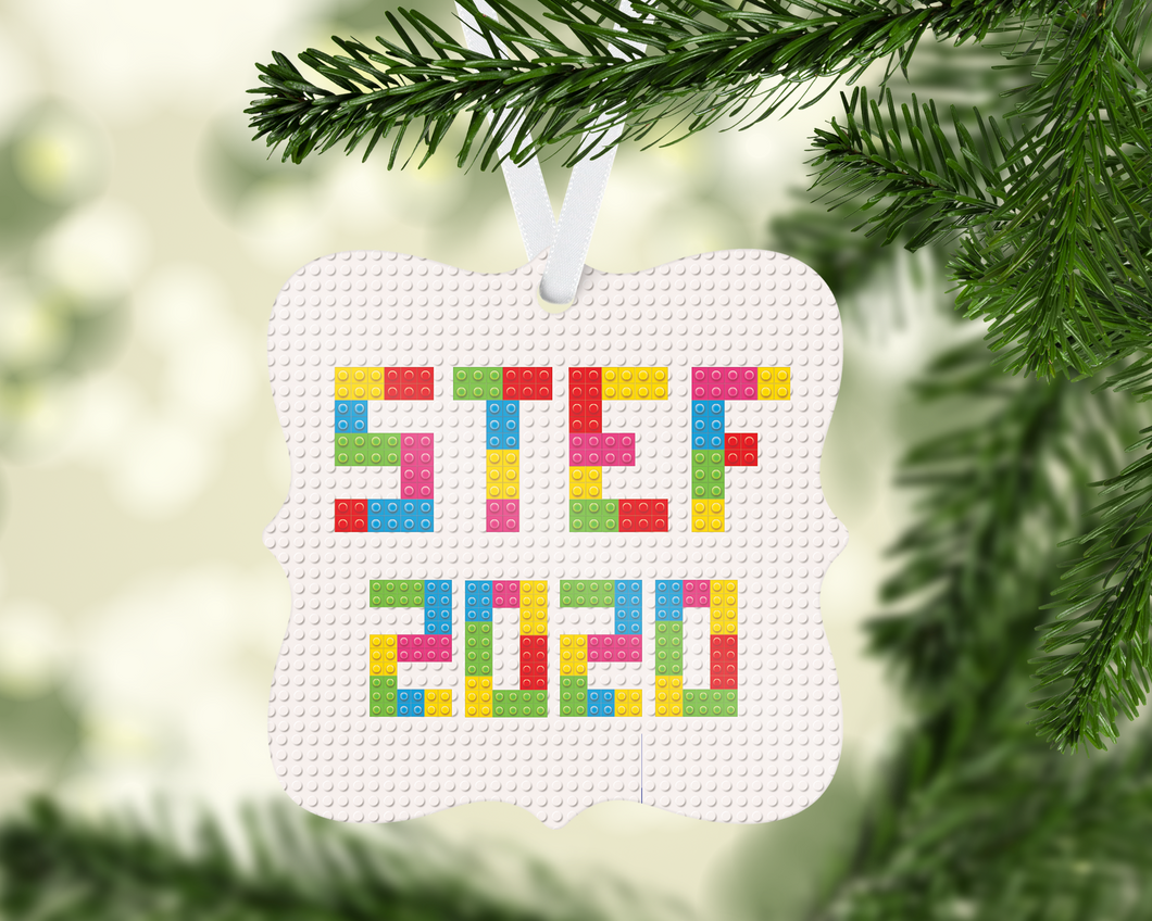 Lego CUSTOM Name 2020 Ornament