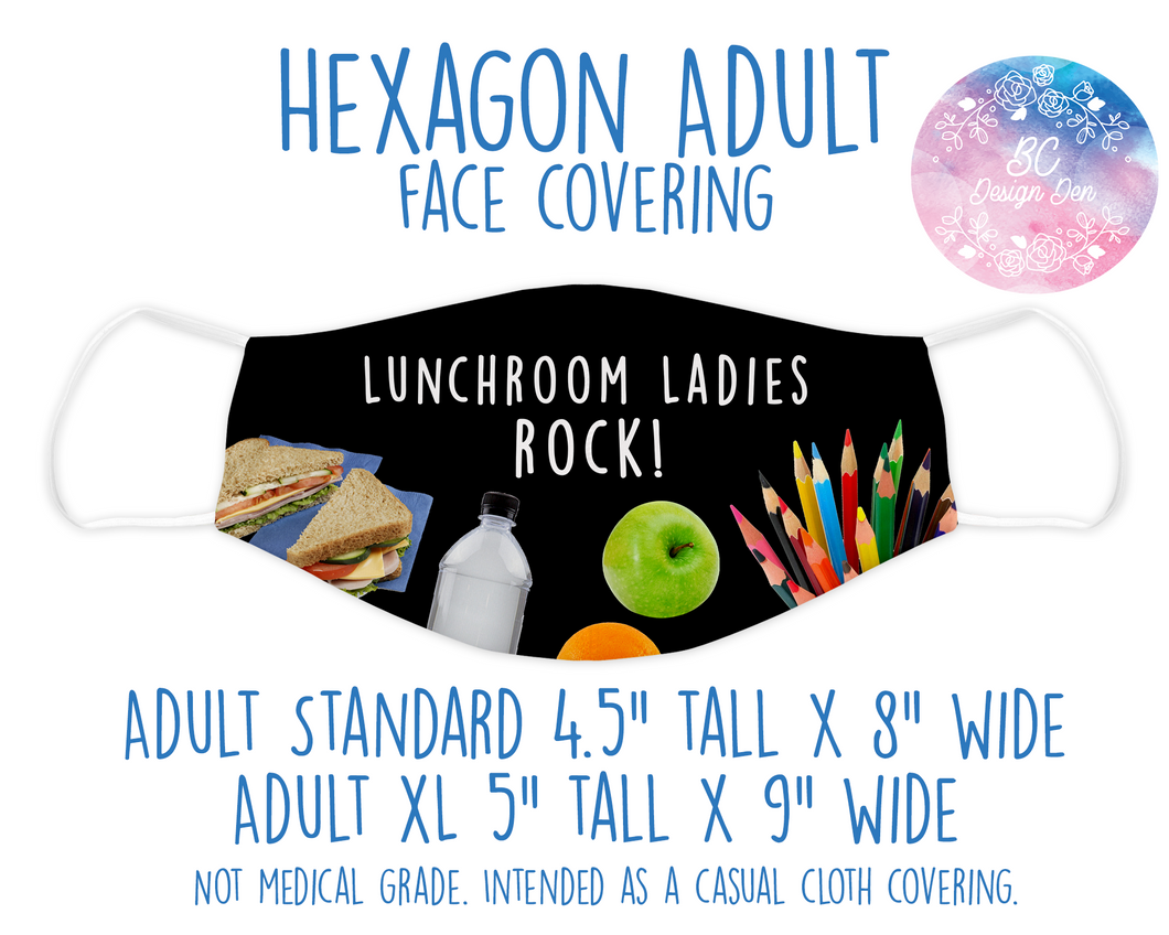 Face Covering Lunchroom Ladies Rock