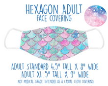 Load image into Gallery viewer, Face Covering Mermaid Scales
