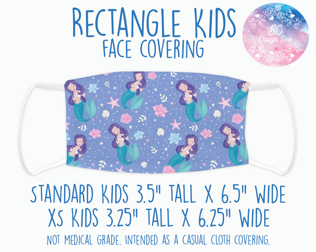Face Covering Mermaids Purple