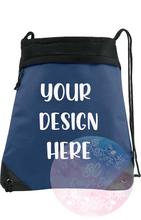 Load image into Gallery viewer, Drawstring Bag - Custom Design

