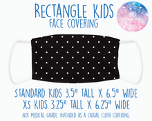 Load image into Gallery viewer, Face Covering Polka Dot B&amp;W

