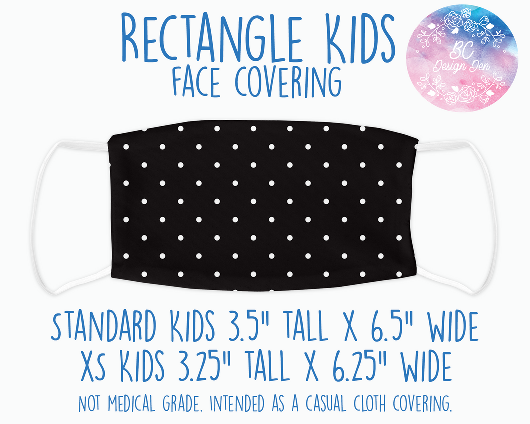 Face Covering Polka Dot B&W