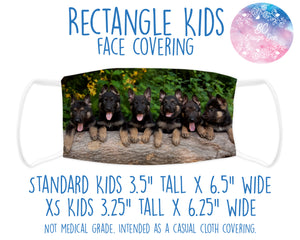 Face Covering Puppy German Shepherd