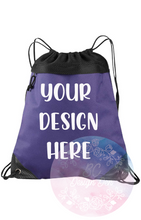 Load image into Gallery viewer, Drawstring Bag - Custom Design
