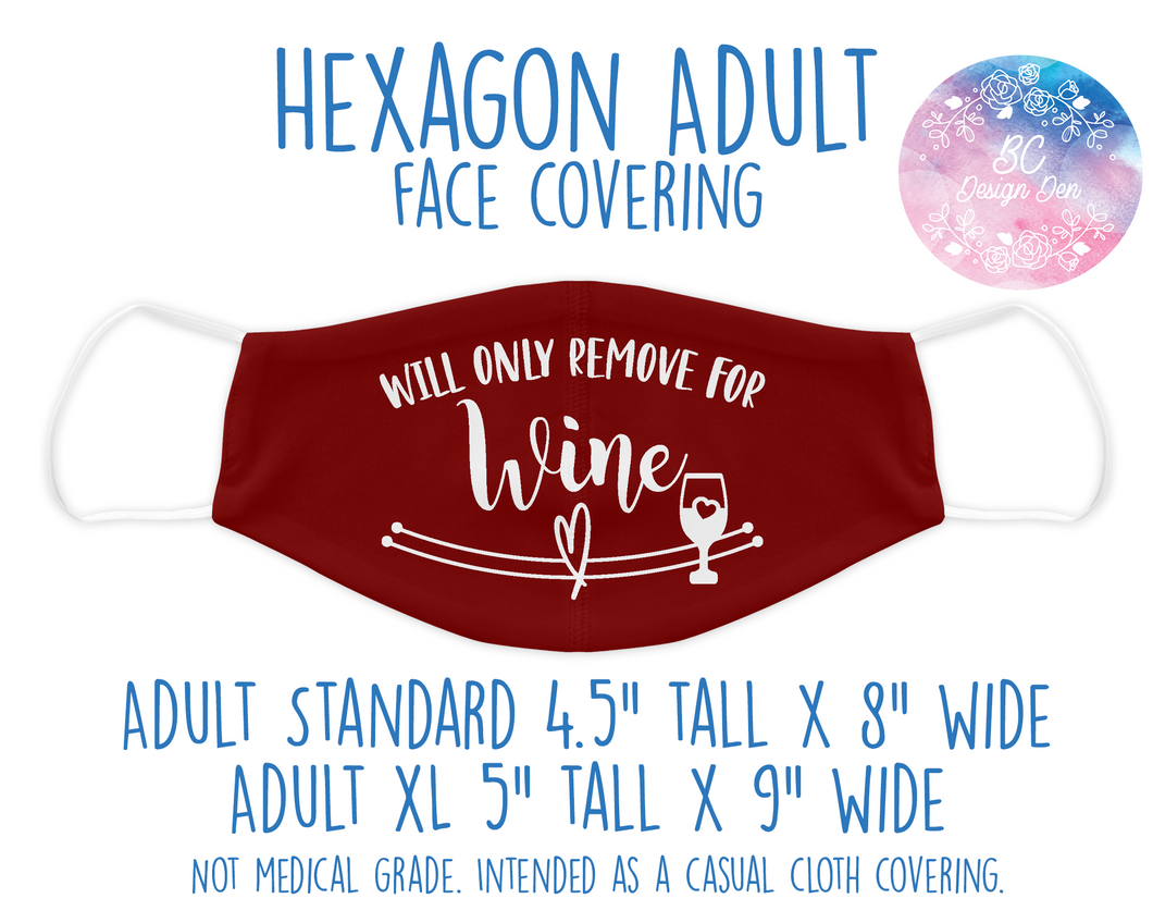 Face Covering Remove For Wine