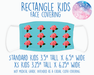 Face Covering Roses Pattern