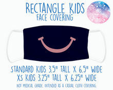 Load image into Gallery viewer, Face Covering Smile Pink and Navy
