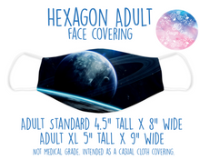 Load image into Gallery viewer, Face Covering Space Scene 2
