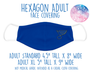 Face Covering St. Louis Blues Small Logo Blue