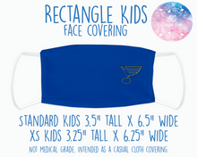 Load image into Gallery viewer, Face Covering St. Louis Blues Small Logo Blue
