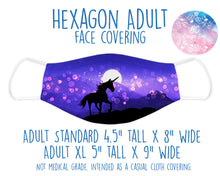 Load image into Gallery viewer, Face Covering Unicorn Fantasy
