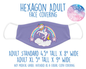 Face Covering Unicorn Purple
