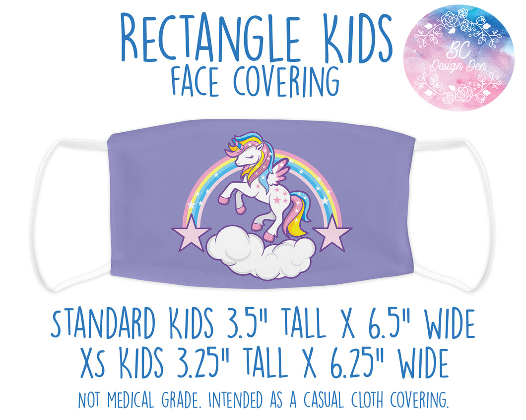 Face Covering Unicorn Purple