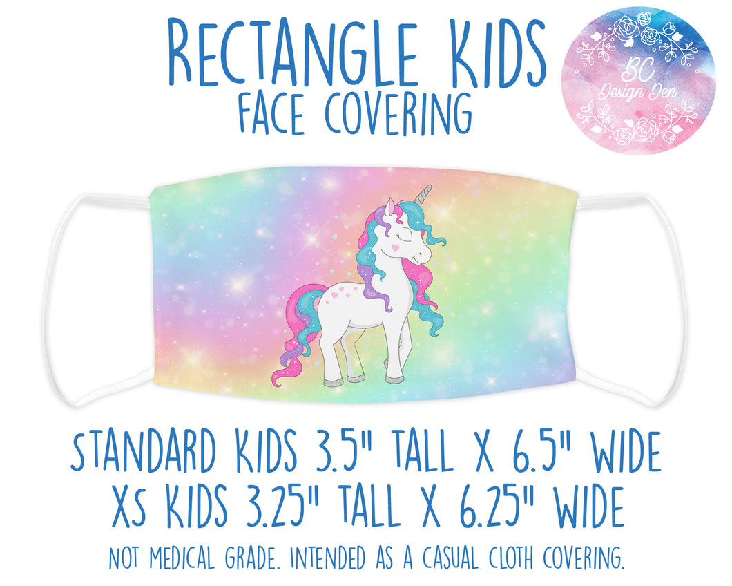 Face Covering Unicorn Rainbow