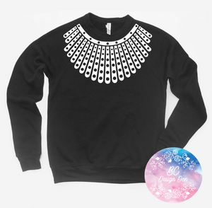 Rbg sweatshirt collar hotsell